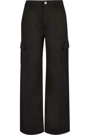 Urban classics Stoffhose Damen Ladies High Waist Straight Cargo Pants (1-tlg)