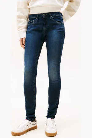 Tommy Hilfiger Skinny-fit-Jeans LW SKN CH12 mit Logo-Badge, Logstickerei