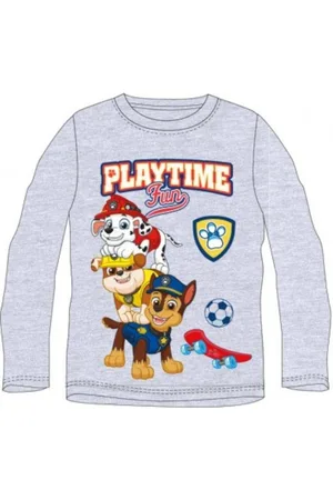 Paw Patrol T-Shirt Langarm-T-Shirt für Jungen - "Playtime Fun" Design, 100% - Verkäufer: kaufhaus-chemnitz
