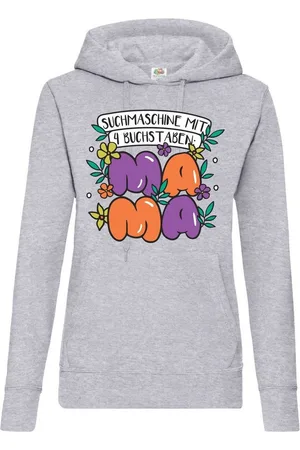 Youth Designz Kapuzenpullover "Suchmaschine mit vier Buchstaben, Mama" Damen Hoodie Pullover mit lustigem Frontprint - Verkäufer: EmDa Trading GmbH