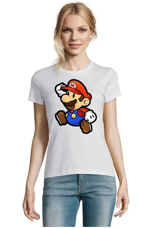 Blondie & Brownie T-Shirt Damen Mario Retro Super Gaming Luigi Yoshi Super - Verkäufer: Hubihu