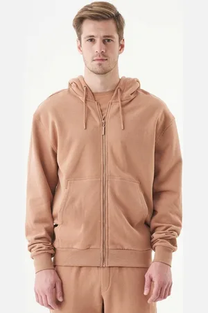 ORGANICATION Sweatjacke Junda-Unisex Full Zip Hoodie in Light Brown - Verkäufer: Europe GmbH