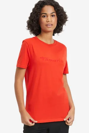 Tamaris T-Shirt mit Rundhalsausschnitt - NEUE KOLLEKTION