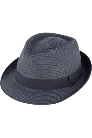 Fiebig Strohhut Papier Trilby mit Ripsband rollbar - Verkäufer: Hut-Breiter München - Hutmacher seit 1863