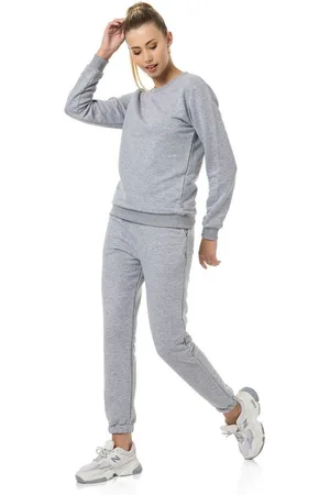 Redbridge Jogginganzug Sweatshirt mit Sweatpant Premium Basic (2-tlg), Premium Qualität - Verkäufer: ChillDeal
