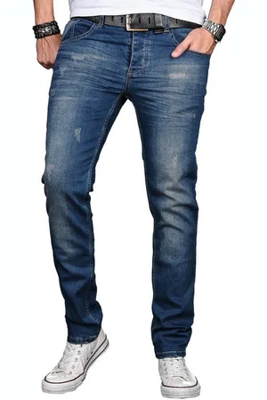 Alessandro Salvarini Slim-fit-Jeans ASLuca Stretch mit Elasthan