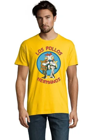 Blondie & Brownie T-Shirt Herren Los Pollos Hermanos Saul Logo Print - Verkäufer: Hubihu