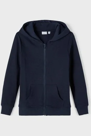 NAME IT Sweatjacke NKMNESWEAT CARD W HOOD BRU NOOS