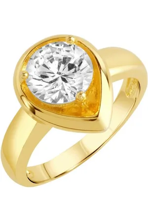 Firetti Fingerring Schmuck Geschenk Silber 925 Silberring Tropfen, mit Zirkonia (synth)