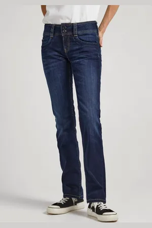 Pepe Jeans Straight-Jeans GEN in schöner Qualtät mit geradem Bein und Doppel-Knopf-Bund