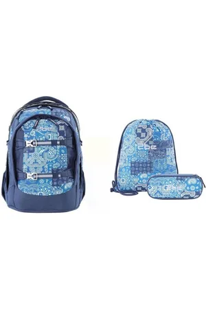 2Be Schulrucksack Royal, im 3er Set mit Turnbeutel und Federmäppchen