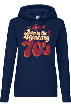 Youth Designz Kapuzenpullover "Born in the legendary 70s" Damen Hoodie Pullover mit lustigem Frontprint - Verkäufer: EmDa Trading GmbH