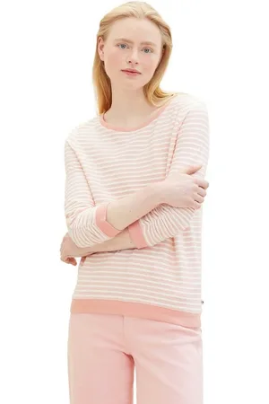 TOM TAILOR Sweatshirt mit gestreifter Optik