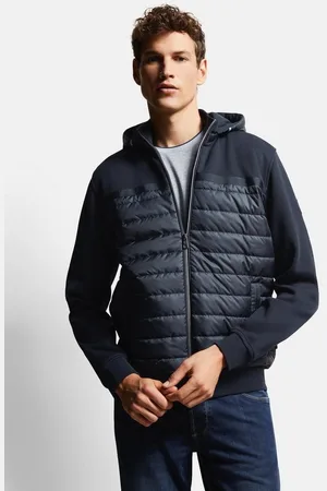 Bugatti Sweatjacke mit abnehmbarer Kapuze