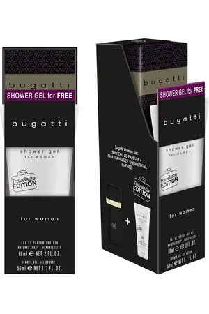 Bugatti Eau de Parfum Eleganza Intensa EdP 60 ml + (gratis) Duschgel 50 ml Bundle, 2-tlg.