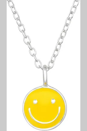 ALEXANDER YORK Kette mit Anhänger SMILEY gelb, 2-tlg., 925 Sterling Silber - Verkäufer: