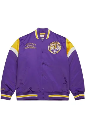 Mitchell & Ness Collegejacke Heavyweight Satin NCAA Louisiana State Universit - Verkäufer: ICED OUT