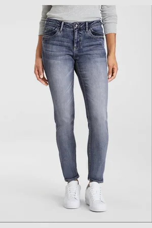 H.I.S 5-Pocket-Jeans ariaMS normale Leibhöhe, Röhrenjeans, mit Used-Waschung, 5-Pocket-Style