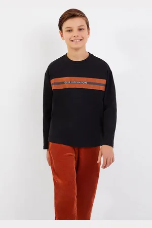Gulliver Langarmshirt mit stylischem Schriftprint
