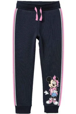 Disney Jogginghose Jogginghose Minnie Maus, mit rosa Streifen, Größen 104 bis 134 - Verkäufer: kaufhaus-chemnitz