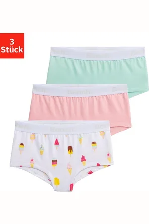 Bench Panty (Packung, 3-St) cool bedruckt und unifarben in einer Packung