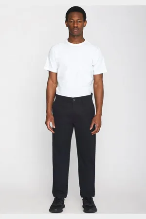 Knowledge Cotton Apparal Chinohose CHUCK regular im cleanen Look