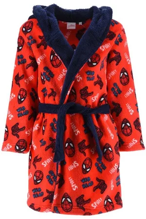 SPIDERMAN Kinderbademantel Jungen Bademantel langarm Morgenmantel - Verkäufer: Yuhu Trading GmbH