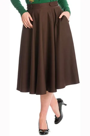 Banned Retro A-Linien-Rock Di Di Plain Retro Vintage Swing Skirt - Verkäufer: Schompi Trading e.K.