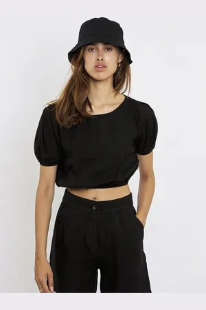 Fresh Lions Crop-Top Leinen Crop Top XS - Verkäufer: