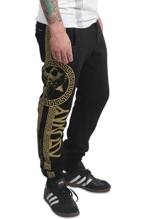 Yakuza Jogginghose VIP Team mit goldenem Metallic-Print - Verkäufer: Official Store