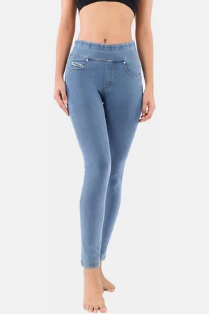 Freddy Shapingleggings NOW SKINNY YOGA mit Lifting & Shaping Effekt und Umschlagbund
