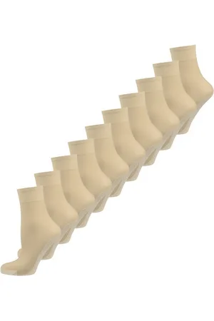 Nur Die Basicsocken Baumwollsohle (10-Paar) Socken günstig uni - Verkäufer: HBOD