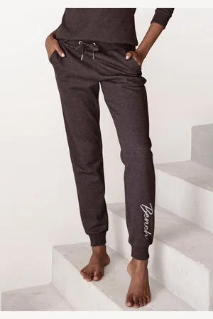 Bench Relaxhose mit glänzender Logostickerei, Loungewear, Loungeanzug