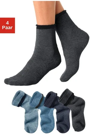 Lavana Kuschelsocken (Packung, 4-Paar) mit Innenfrottee