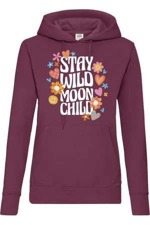 Youth Designz Kapuzenpullover Stay Wild Moon Child Damen Hoodie Pullover mit lustigem Frontprint - Verkäufer: EmDa Trading GmbH