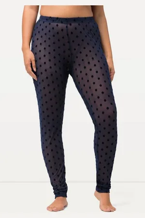 Ulla Popken Feinstrumpfhose Strumpf-Leggings Mesh Flock-Punkte - Verkäufer: Popken Fashion Group