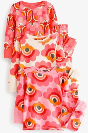 Next Pyjama 3er-Pack Schlafanzüge mit Retro-Print (6 tlg) - Verkäufer: Germany GmbH