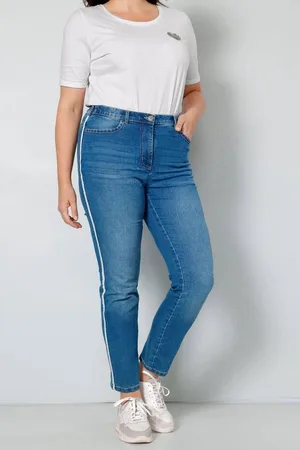 Miamoda Regular-fit-Jeans Jeans Slim Fit Zierband 5-Pocket - Verkäufer: Popken Fashion Group