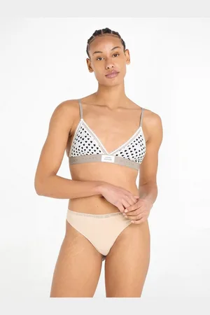 Tommy Hilfiger Bralette-BH TRIANGLE PRINT mit modischem Logobund