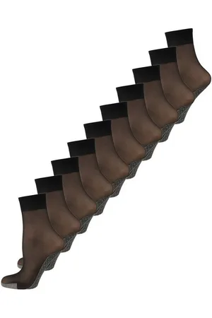 Nur Die Basicsocken Baumwollsohle (10-Paar) Socken günstig uni - Verkäufer: HBOD
