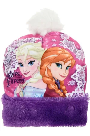 Disney Bommelmütze Die Eiskönigin Elsa Anna Kinder Herbst Wintermütze Gr. 52 bis 54 - Verkäufer: WS-Trend