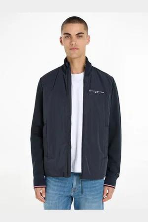 Tommy Hilfiger Blouson TOMMY LOGO MIX MEDIA STAND ZIP