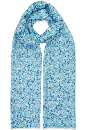 Harpa Modeschal CLOVER, mit Botanik-Print und Metallic-Effekt - Verkäufer: onQuality