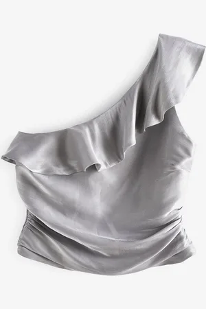 Next One-Shoulder-Top One-Shoulder-Top mit Rüschen (1-tlg) - Verkäufer: Germany GmbH