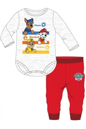 Paw Patrol Shirt & Hose Baby-Set für Jungen – Body und Hose Motiv "Chase, Marshall, (Set, 2-tlg) - Verkäufer: kaufhaus-chemnitz