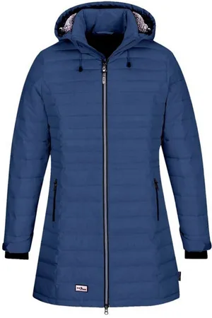 Blue Wave Steppmantel Damen Mantel gesteppt Ilona - Steppjacke mit abnehmbarer Kapuze - Verkäufer: tomBrook GmbH