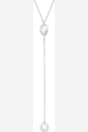 ALEXANDER YORK Kette mit Anhänger Y-Design mit Zirkonia, 925 Sterling Silber - Verkäufer: