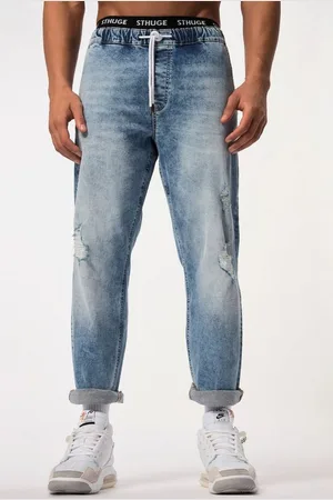 STHUGE 5-Pocket-Jeans Jeans FLEXLASTIC® Denim Destroyed Look - Verkäufer: Popken Fashion Group