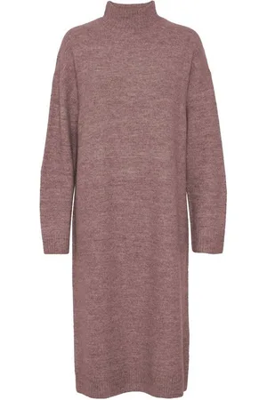 B YOUNG Strickkleid Langes Strickkleid Long Dress Langarm BYOMUNA (extralang) BYOMUNA DRESS - Verkäufer: ARIZONAS