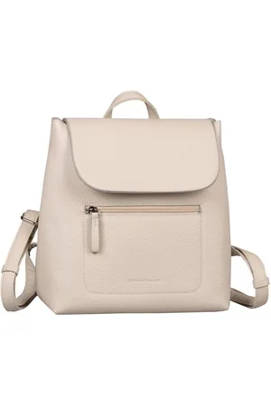 TOM TAILOR Rucksack Elis, aus weich gekörntem Lederimitat auffällige Ziernaht und feinem Logo